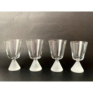 4 MCM Conical Shot Glasses Cordial Liqueur Glass